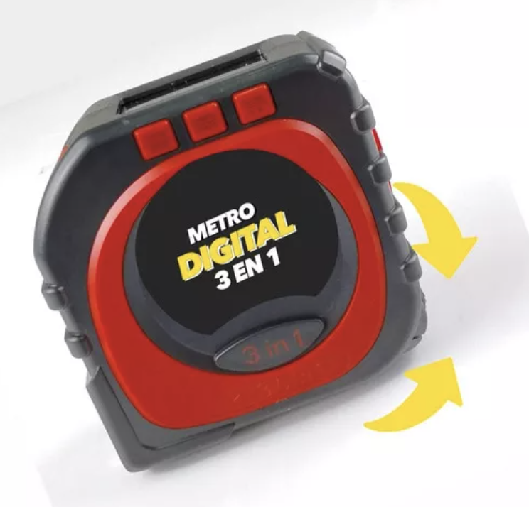 Cinta Métrica Digital Metro 3 En 1 Laser